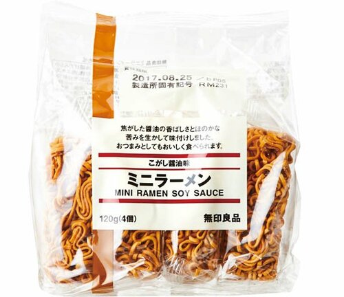 無印良品:ミニラーメン こがし醤油味:レトルト