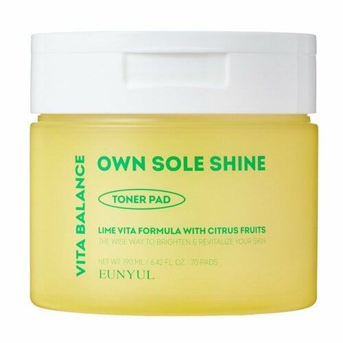トナーパッドおすすめ EUNYUL EUNYUL VITA BALANCE OWN SOLE SHINE TONERPAD イメージ1