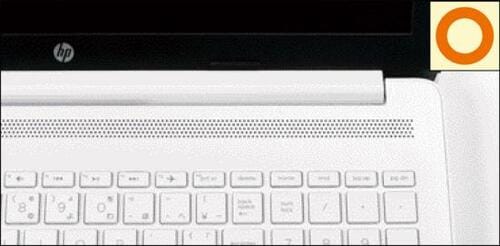 スピーカーはキーボードの上部で音の広がりは十分に確保 イメージ