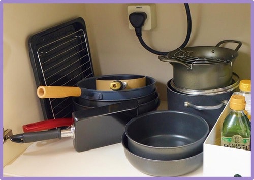 キッチン下収納はどうしたらいい? フライパンスタンドおすすめ イメージ