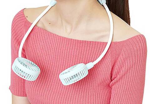 首掛け扇風機(ネックファン)とは? 首掛け扇風機おすすめ イメージ