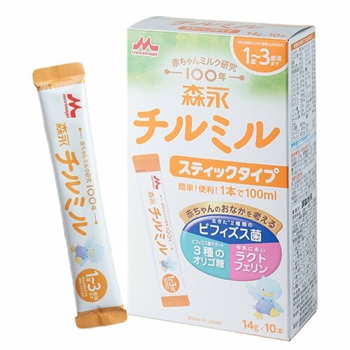 スティック型フォローアップ粉ミルクおすすめ 森永 チルミル スティックタイプ イメージ