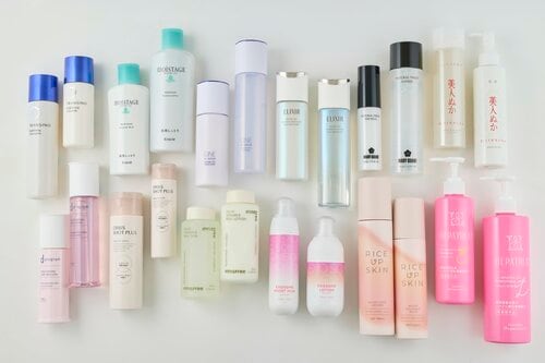 化粧水&乳液ライン使いのテスト方法 化粧水&乳液おすすめ イメージ