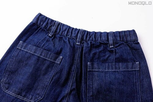 アイテム2:無印良品「木の実から作ったカポック混デニムワークパンツ」 格安メンズファッションコーデおすすめ イメージ3