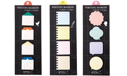 文房具:ミドリ:付せん:ブックマーク:月間ブロック