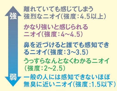 臭気強度とは? カルテック「TURNED K mini」おすすめ イメージ