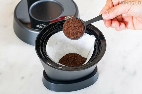 ペーパーフィルターで使用後の片付けがラク コーヒーメーカーおすすめ イメージ
