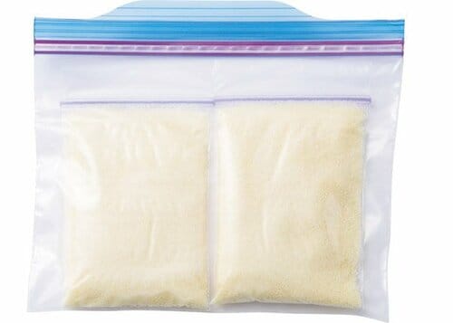 ［保存期間のめやす1カ月］チーズは小袋二重でしっかり密封 イメージ