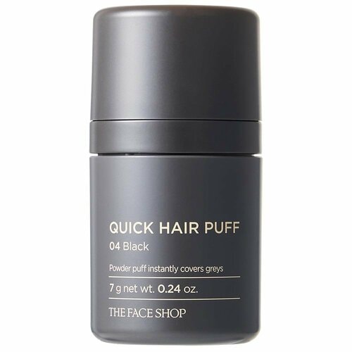 増毛パウダーおすすめ THE FACE SHOP クイックヘアパフ #04 ブラック イメージ1