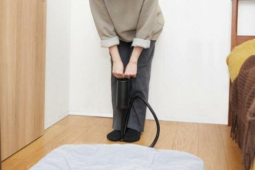 来客用や車中泊に最適！「スリムエアベッド ヴェントス」 イメージ2