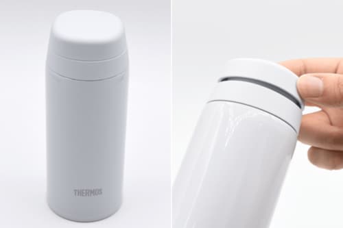 サーモス「真空断熱ケータイマグ JOR-250(WHGY)」(スクリュー) 水筒おすすめ イメージ4