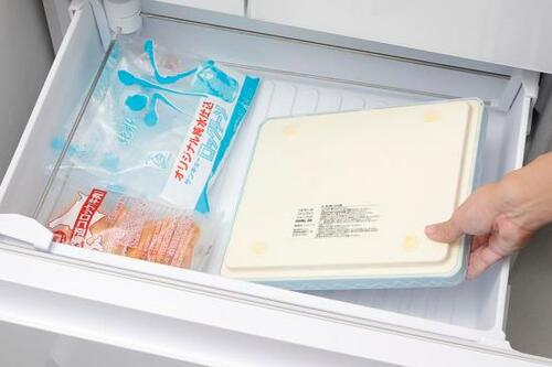 冷凍庫で凍らせて使います イメージ