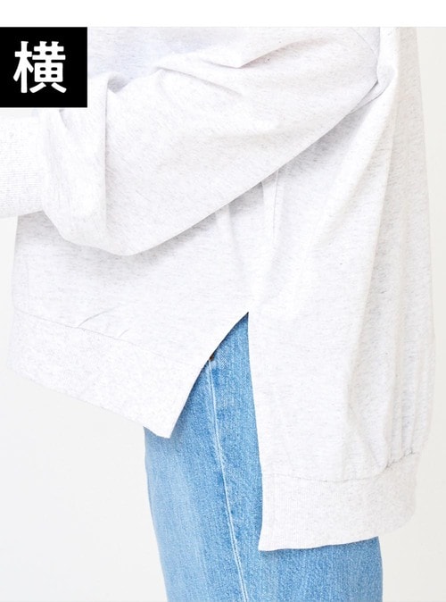 横 レディースのロンTおすすめ イメージ