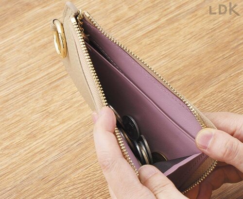 薄いだけに小銭は出し入れしにくい ミニ財布おすすめ イメージ