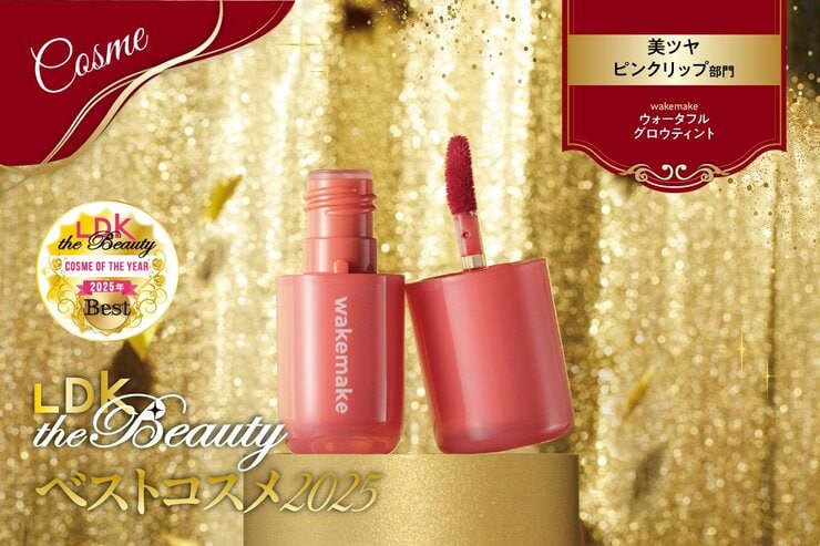 【今年の頂点リップ】美ツヤに仕上がるウェイクメイクは落ちにくさもスゴい！【LDKベスコス2025】