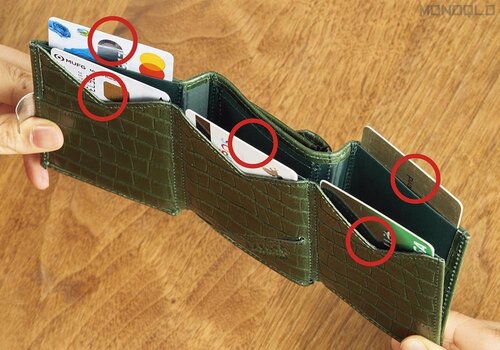 テストで実証1：カードポケットがなんと5つもある! 財布おすすめ イメージ
