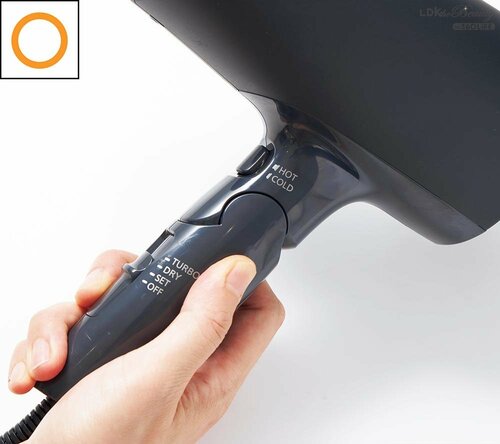 操作がシンプルでストレスフリー ドライヤーおすすめ イメージ