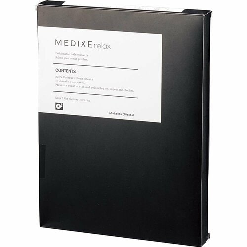 MEDIXE relax「消臭 脇汗 パッドメンズ 40枚入」 イメージ