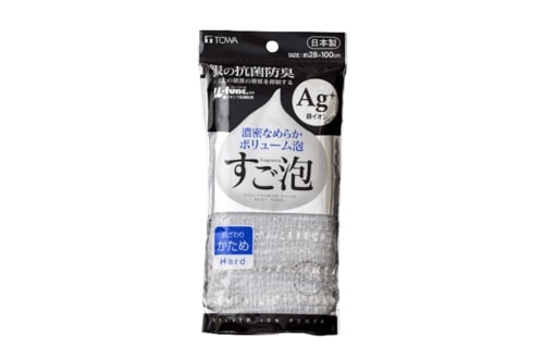 ちょっと強め・硬めが好きなら東和産業「すご泡」! ボディタオルおすすめ イメージ