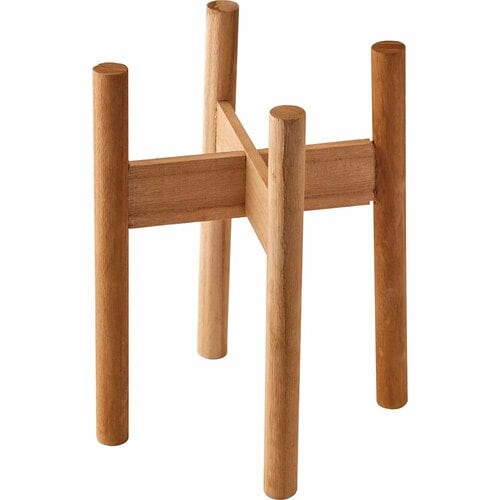 3COINS「WOOD組み立て鉢スタンド」