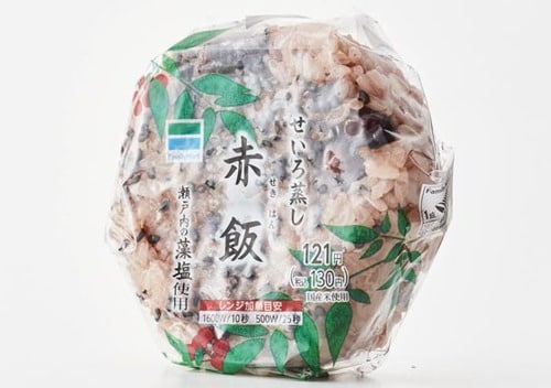 ファミリーマート:せいろ蒸し赤飯:おにぎり