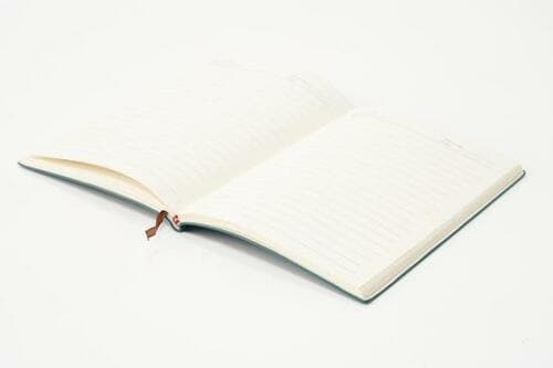 JM「ビジネスノートブック、A５イミテーション レザーカバー」3