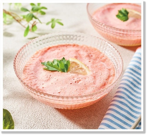 トマトとパプリカの冷製スープ イメージ