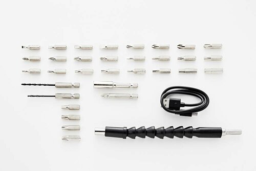 穴あけに便利なドリルビットも付属 電動の精密ドライバーの実機検証(hans-on-review)の写真おすすめ イメージ
