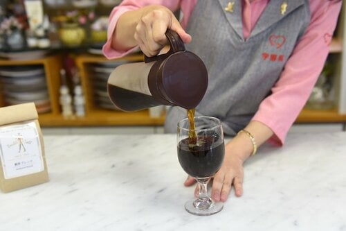 ハリオ「水出し珈琲ポット ミニ 600ml」 コーヒーポットおすすめ イメージ