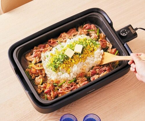 ホットプレートおすすめ 象印マホービン ホットプレート やきやき EA-KK30 BA(ブラック) イメージ3