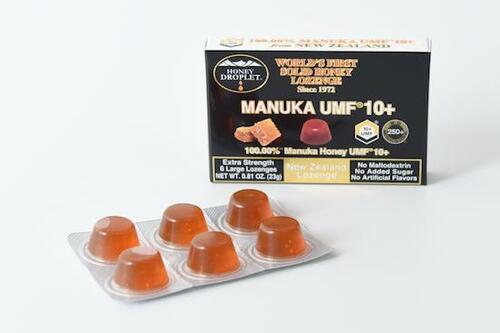 ハニードロップレットジャパン:ハニードロップレットマヌカハニー(のど飴) UMF10+ 6粒入:はちみつ