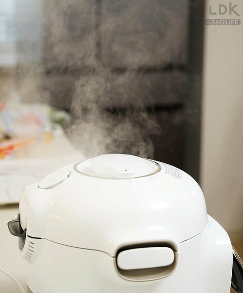 減圧の蒸気にビックリ。子どもには近づけられないほど イメージ