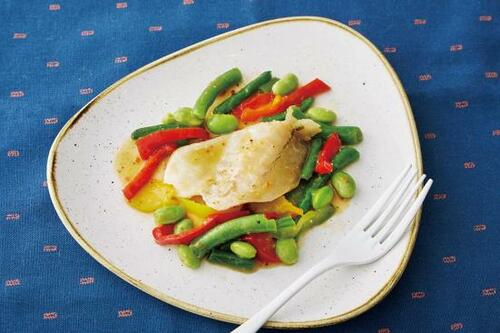 無印良品「フライパンでつくるミールキット 白身魚の蒸し焼きアンチョビバターソース 130ｇ」 イメージ2