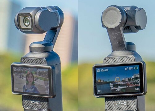 回転するので自撮りが快適! DJI「Osmo Pocket 3」おすすめ イメージ