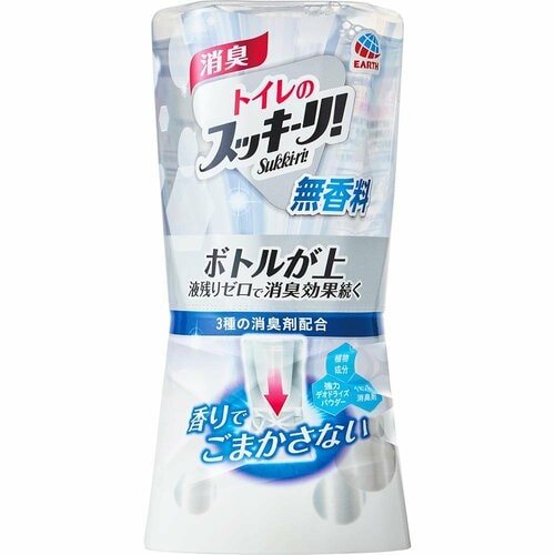 トイレ用消臭剤おすすめ アース製薬 トイレのスッキーリ! Sukki-ri 無香料 イメージ1