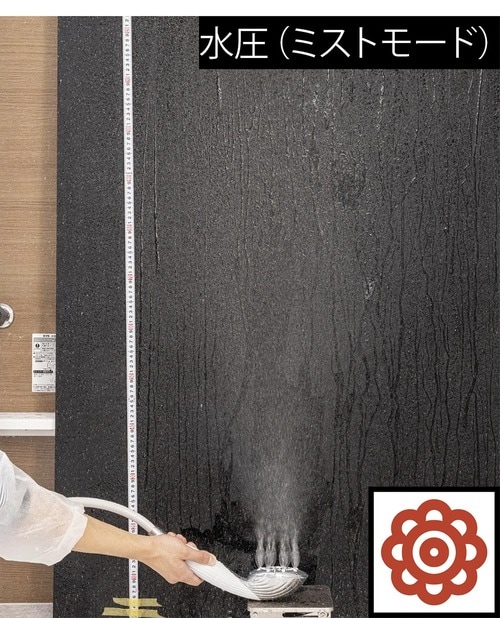 ミストモードでも水圧バツグン イメージ