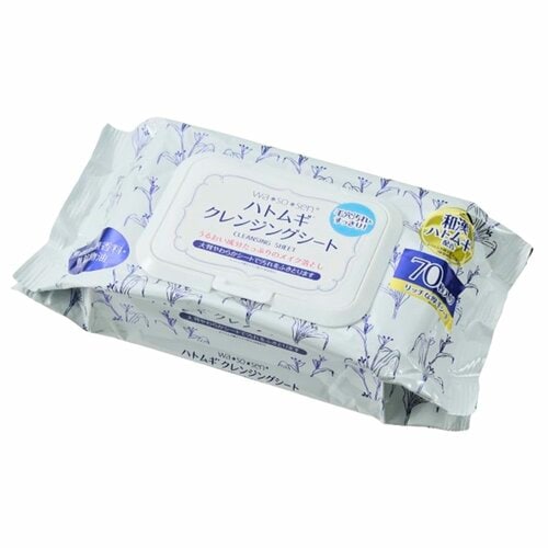 メイク落としシートおすすめ wa*so*sen ハトムギクレンジングシート イメージ