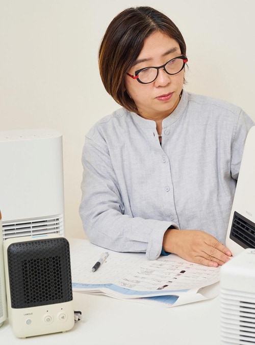 テスト3：使いやすさ 小型セラミックファンヒーターおすすめ イメージ