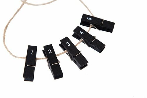 ダイソー:ウッドクリップモビール:百均