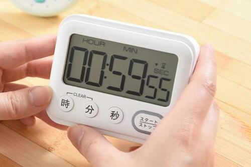 ポイント1:カウントダウンの最大設定時間で選ぶ イメージ