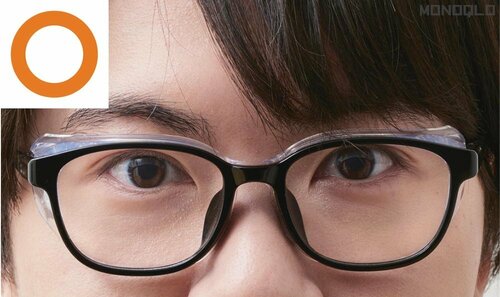 【見た目】 JINS花粉飛沫対策メガネおすすめ イメージ