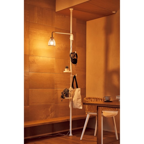 おしゃれな照明おすすめ 山善 突っ張りインテリアライト アームライトタイプ イメージ1