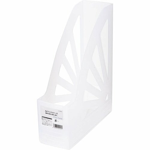 CAINZ:A4 ファイルケース クリア:収納