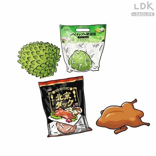 珍しいフルーツや目新しい食品が見つかる イメージ