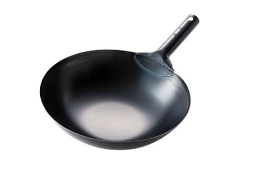 中華鍋:Amazon:炒飯:チャーハン:EBM:鉄ブルーテンパープレス 中華片手 30cm