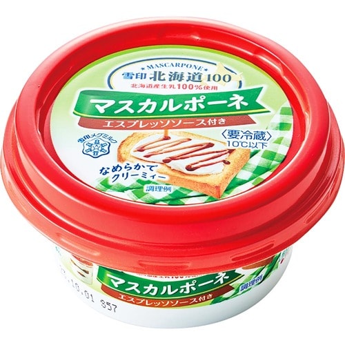 チーズおすすめ 雪印メグミルク 雪印北海道100 マスカルポーネ イメージ1