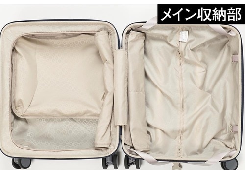 メイン収納がフラットでパッキングしやすい フロントオープンのスーツケースおすすめ イメージ