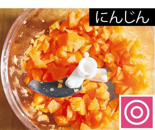 マストバイのワケ:かたい食材もラクにみじん切り!