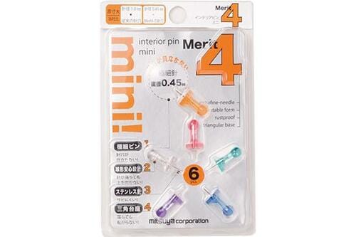 ミツヤ:インテリアピン ミニ アソート:文房具