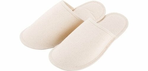 無印良品:落ちワタ入り綿生成スリッパ:スリッパ